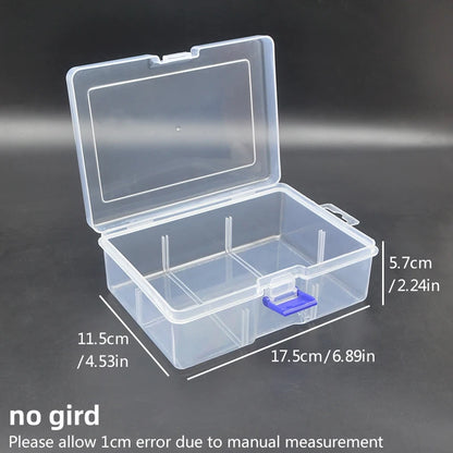 5pc Transparent Plastic Storage Boxes
