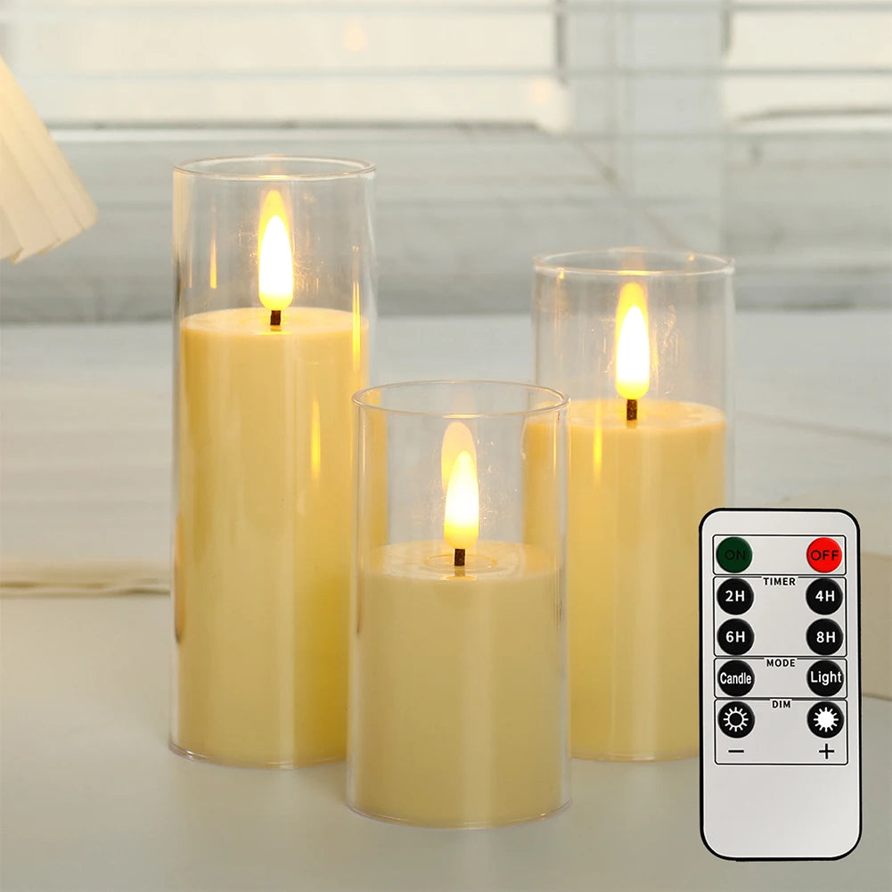3Pcs/set LED Candles