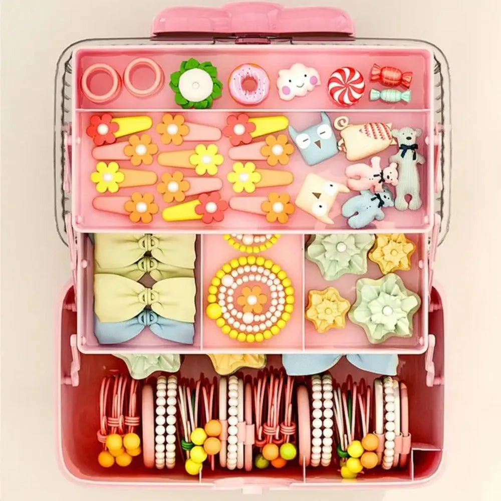 Children's Multi-layer Accessory Storage Box