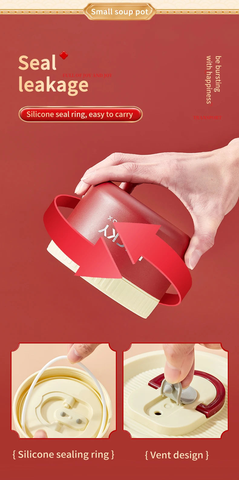 Portable Insulated Lunch Box