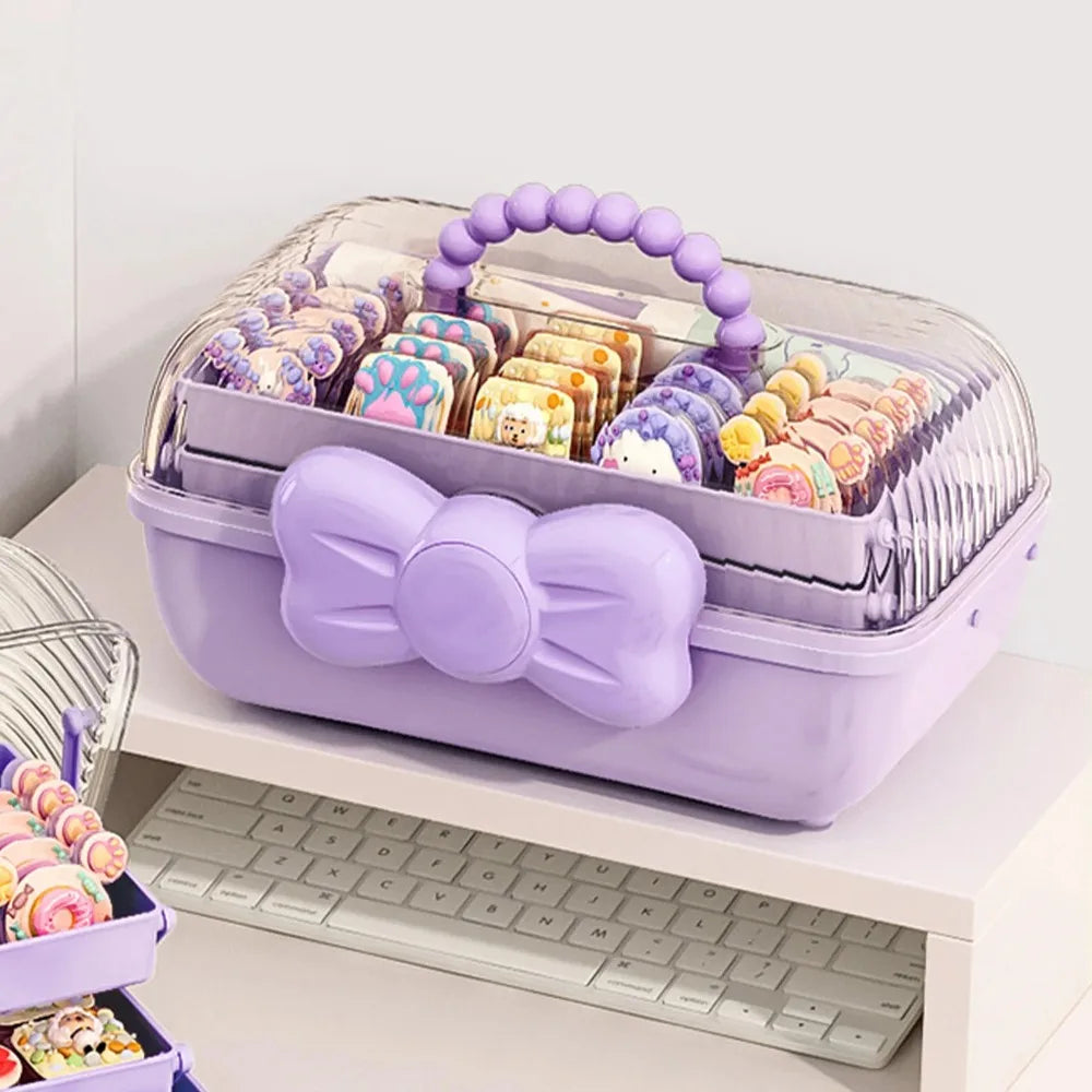 Children's Multi-layer Accessory Storage Box