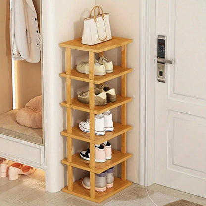 6 Layer Bamboo Shoe Rack