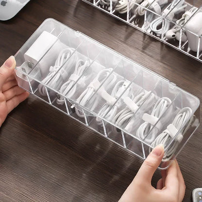 Transparent Cable Storage Box