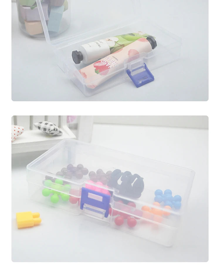 5pc Transparent Plastic Storage Boxes