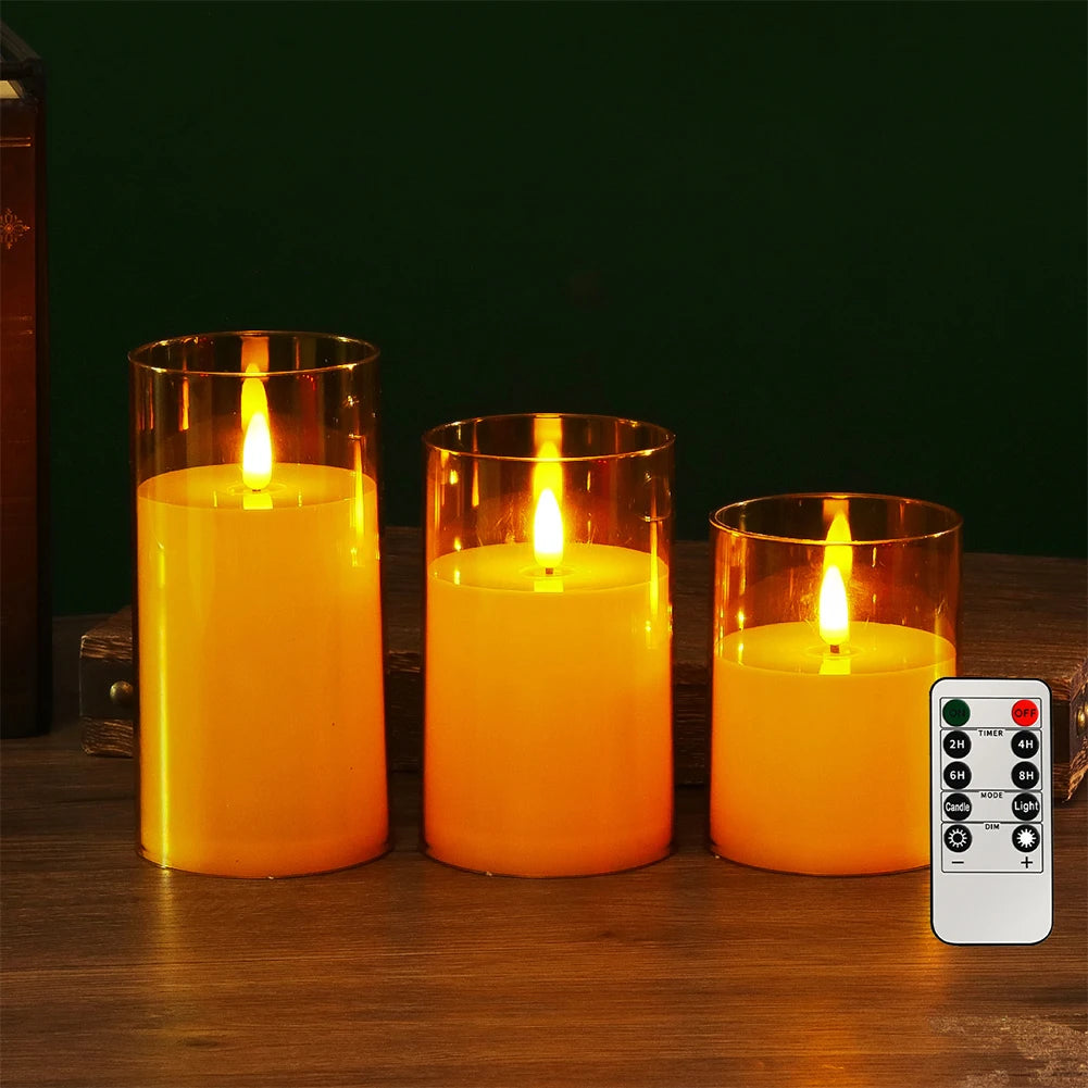 3Pcs/set LED Candles